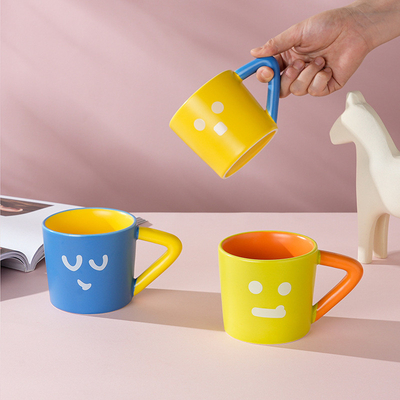 Tazza da caffè in ceramica a blocco colore di Thanksgiving
