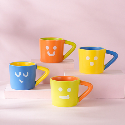 Tazza da caffè in ceramica a blocco colore di Thanksgiving