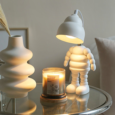 Cartoon nordico lampada da tavolo piccola Aromaterapia e ceretta Melting Craft con stampa a colori