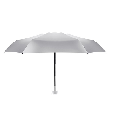 Mini Titanio Argento 50% Pieghevole ombrello tascabile Beneficenza del dipendente regalo per tutte le occasioni