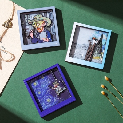Targeting Agricoltura Mercato Carino Van Gogh Vernice Rifrigeratore Adesivo con Magnete