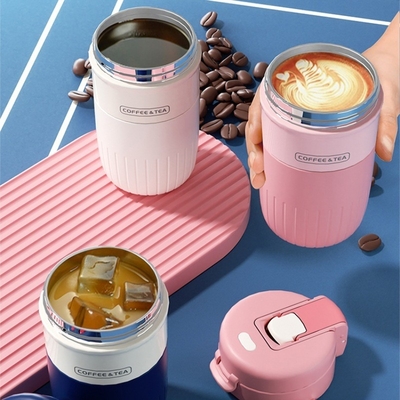 High Beauty 316 Double Drink Isolation Cup 480ml Ideale per i regali delle agenzie di viaggio