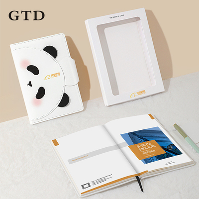 Bella panda cartone animato mano libro di contabilità di apprendimento di controllo in quaderno perfetto per l'occasione dell'anno