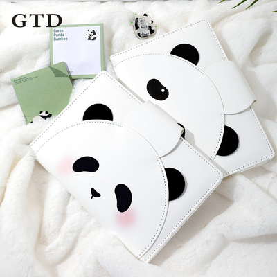 Bella panda cartone animato mano libro di contabilità di apprendimento di controllo in quaderno perfetto per l'occasione dell'anno
