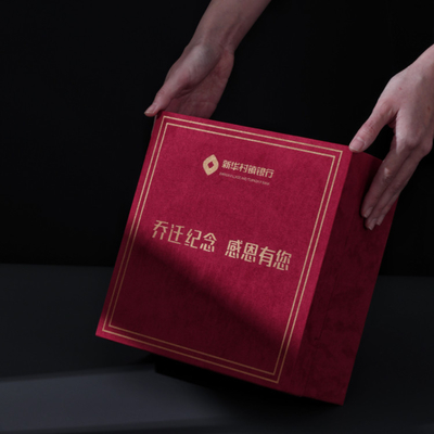 Visualizzazione della temperatura Tazza di termo in felpa di suede rossa Perfetto per souvenir d'affari
