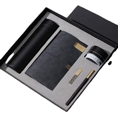 Necessità alberghiere e resort Display di temperatura Thermos Mug Notepad Bluetooth Altoparlante Penna di legno