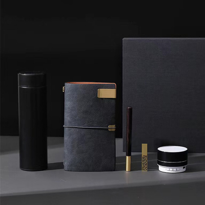 Necessità alberghiere e resort Display di temperatura Thermos Mug Notepad Bluetooth Altoparlante Penna di legno