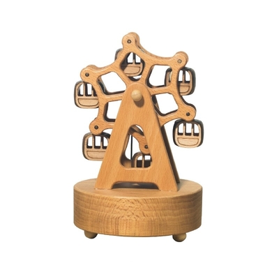 Legno Felicità Ferris Wheel Otto Tone Box Creativo Maple Box con stampa UV