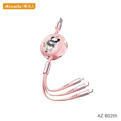 Space Bear 1 a 3 Cavo telescopico a ricarica rapida Compatibile con varie marche