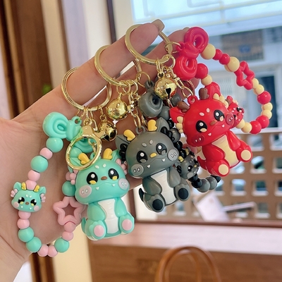 3.5cm*5cm PVC Dragon Keychain Carino piccolo regalo per zaino