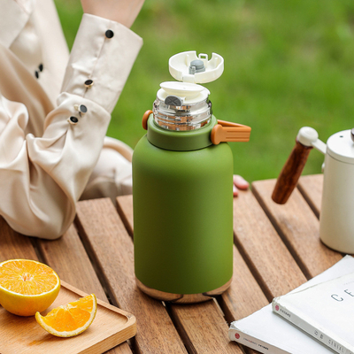 Attività Portable 316 Acciaio inossidabile Bottiglia d'acqua 1200ml Isolata Pottina da tè stufata