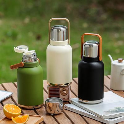 Attività Portable 316 Acciaio inossidabile Bottiglia d'acqua 1200ml Isolata Pottina da tè stufata