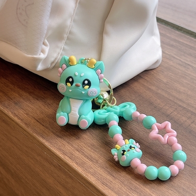 3.5cm*5cm PVC Dragon Keychain Carino piccolo regalo per zaino