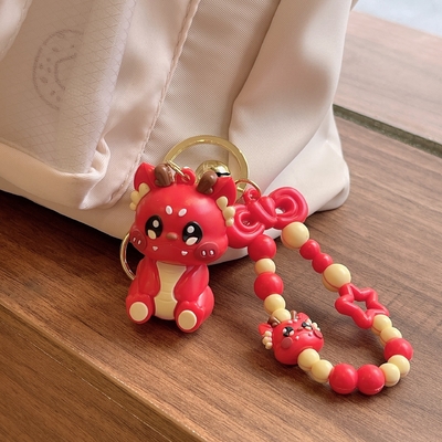 3.5cm*5cm PVC Dragon Keychain Carino piccolo regalo per zaino