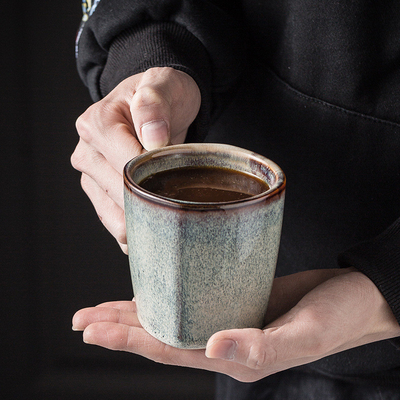 Giornata del Padre Retro Forno Trasformazione Tazza di Caffè in Ceramica Dipinta a Mano per Ufficio Regalo