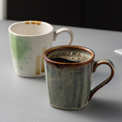 Giornata del Padre Retro Forno Trasformazione Tazza di Caffè in Ceramica Dipinta a Mano per Ufficio Regalo
