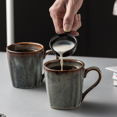 Giornata del Padre Retro Forno Trasformazione Tazza di Caffè in Ceramica Dipinta a Mano per Ufficio Regalo