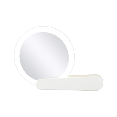 Semplicemente bello, portatile, pieghevole, portatile, specchio di trucco a LED con stampa UV