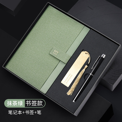 A5 Notebook Bookmark Signature Pen Set Custom Logo Business Gift Box per sport e giochi
