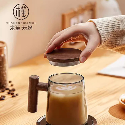 Tecniche di stampa UV Tazza da caffè americana di vetro Tazza da acqua da ufficio minimalista per regali