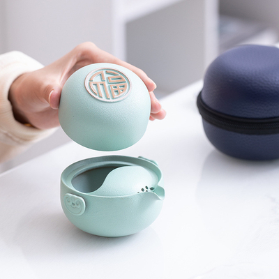 Fulu Ruyi KuaiKe Cup Set Tazze di tè in ceramica grossolana per scenari di utilizzo in hotel e resort