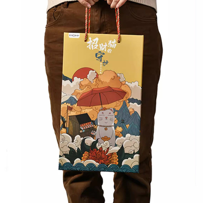 Tecniche di stampa UV Zhaocai Cat Guardian Umbrella Cup Set per viaggiatori d'affari
