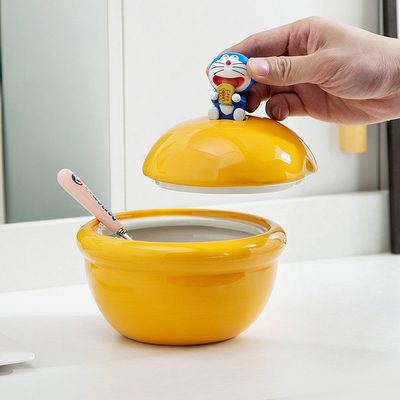 Ciotola di pasta in ceramica resistente alle alte temperature con tecniche di stampa a schermo di seta