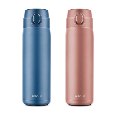 Tecniche di stampa su vetrina di seta 1 Grafica a colori su Yuedong Bouncing Insulated Cup 500ml