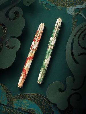 Hero 100 Pen 14K Gold Pen l'anno della collezione commemorativa Loong Custom Logo
