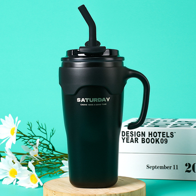 Coppia da caffè portatile a doppia bevanda di grande capacità