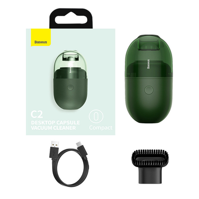 Creative Office Gift UV Printing Desktop Capsule Vacuum Cleaner con il logo del cliente