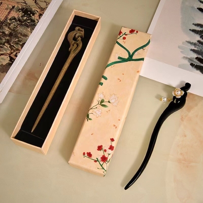 Ocasione del giorno dei pazzi di aprile Classic Vintage Red Sandalwood Hairpin per prodotti per ufficio