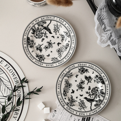 Xiao Xiangfeng Tazza e piatto di caffè nero e bianco perfetto per sport e giochi