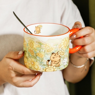 Tecniche di stampa su tela di seta U Creative Cup Gift Box Set per uno spazio di vita unico