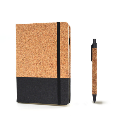 Office Cork Creative PU Splicing Notebook Business Set Occasione del Ringraziamento