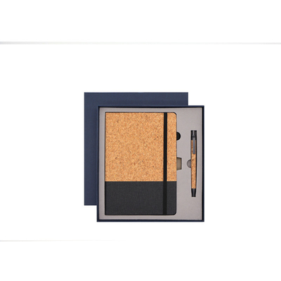 Office Cork Creative PU Splicing Notebook Business Set Occasione del Ringraziamento