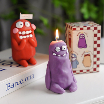 Hotel and Resort Target End User Clay Man Monster Candle per Funny Year Fragrances Gift