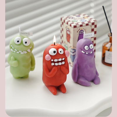 Hotel and Resort Target End User Clay Man Monster Candle per Funny Year Fragrances Gift