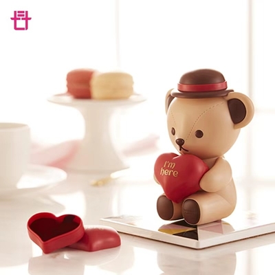 Agricoltura Utente finale bersaglio Teddy abbracciando cuore Bluetooth altoparlante con stampa a colori