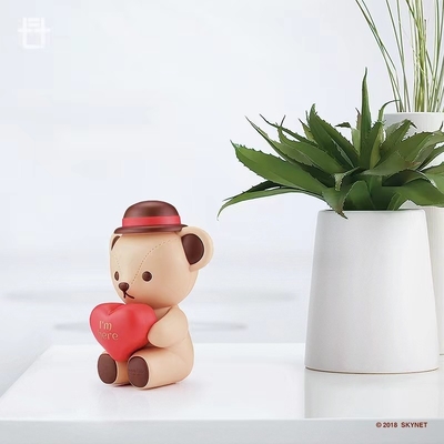 Agricoltura Utente finale bersaglio Teddy abbracciando cuore Bluetooth altoparlante con stampa a colori