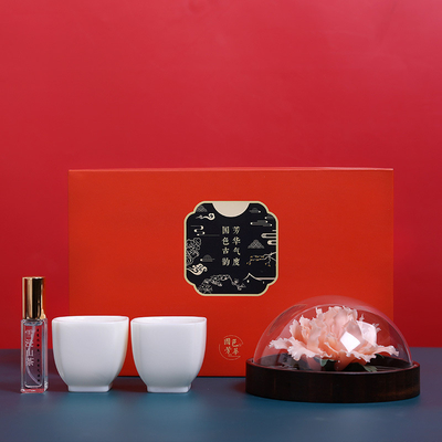 Logo Aromatizzazione a mano in ceramica in peonia Il regalo perfetto per i prodotti di ufficio finali
