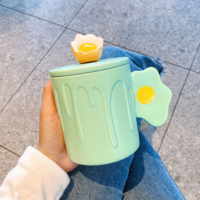 Prodotti per ufficio con coppe in ceramica di alto aspetto Stampa a schermo di seta Regalo di compleanno per dipendenti