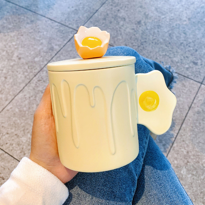 Prodotti per ufficio con coppe in ceramica di alto aspetto Stampa a schermo di seta Regalo di compleanno per dipendenti
