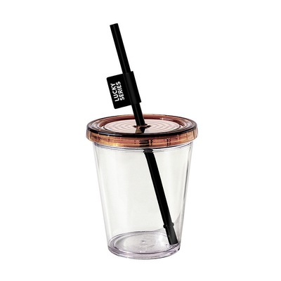 Stampa UV Coppa da caffè a paglia con coperchio di birra fredda estiva Coppa conveniente e elegante