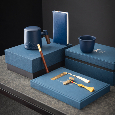 Consigli per la riunione annuale aziendale Custom Brass Bookmark Gift Box Set per quaderni finali