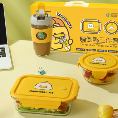 Box Bento isolato in vetro per hotel e resort
