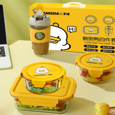Box Bento isolato in vetro per hotel e resort