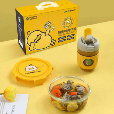 Box Bento isolato in vetro per hotel e resort