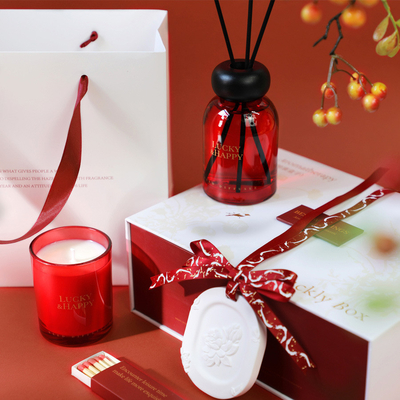 Logo del cliente Set regalo di aromaterapia senza fiamma per l'anno Perfetto per i regali dell'agenzia di viaggio