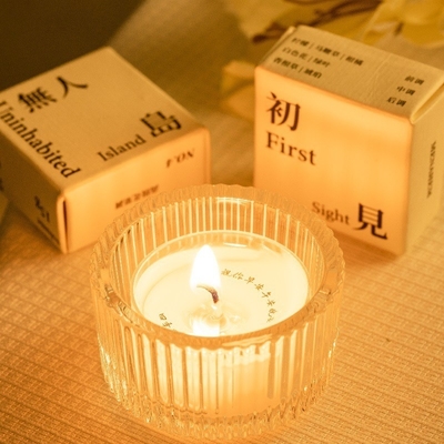 Agenzia di viaggio Candelabra aromaterapia bianca destinata Box regalo Mini candele Set per interni